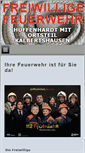 Mobile Screenshot of feuerwehr-hueffenhardt.de